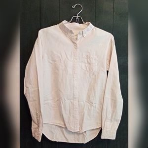 Universal thread pink striped shirt